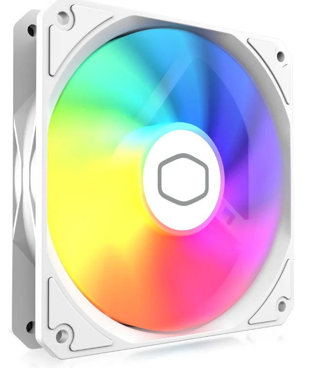 Cooler Fan Para Gabinete Cooler Master Mf120 Lite ARGB Branco 120mm | Mfw-b2dw-17npa-r1 4