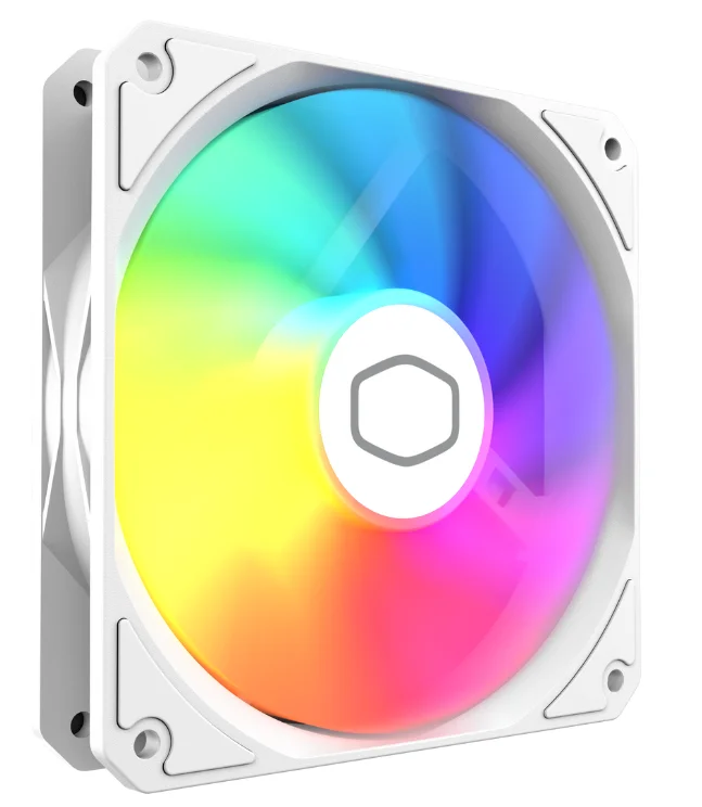 Cooler Fan Para Gabinete Cooler Master Mf120 Lite ARGB Branco 120mm | Mfw-b2dw-17npa-r1 6