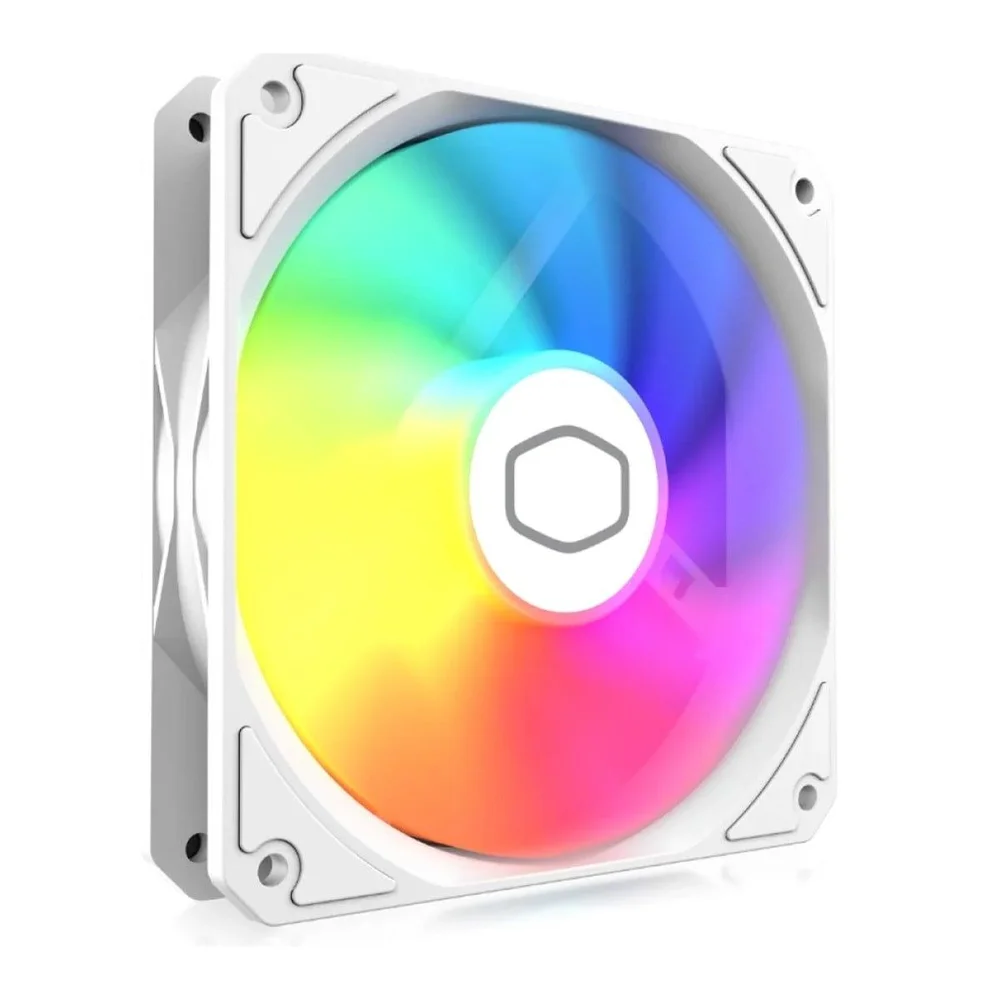 Imagem 2 de 3 do produto Cooler Para Gabinete Cooler Master Masterfan Mf120 Lite, 120mm, ARGB, Branco, Mfw-b2dw-17npa-r1