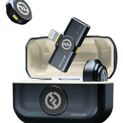 Microfone Duplo Hollyland Lark M2 Duo Iphone Lightning Ios