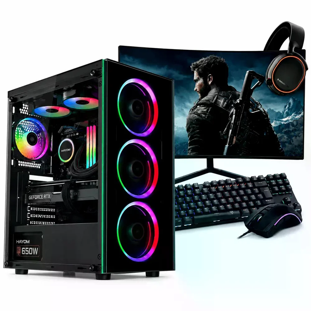 PC Gamer Completo Ryzen 5 4600g, 16gb Ddr4, SSD 240GB, 400w 80 Plus, PCalt08-e - view 2