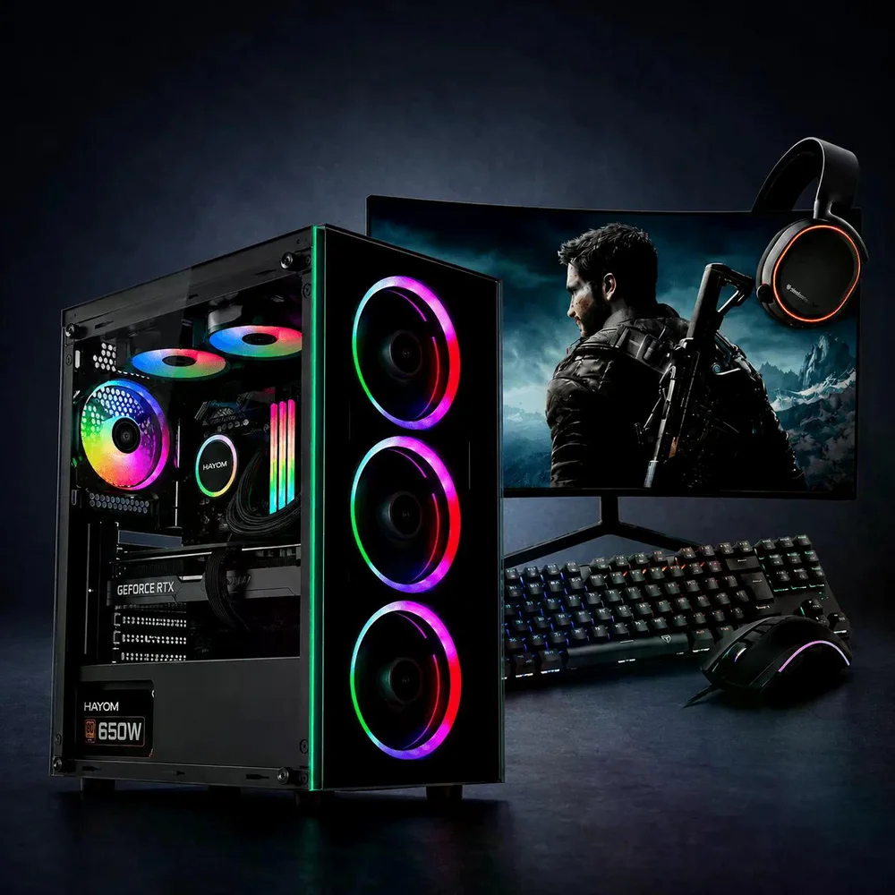 PC Gamer Completo Ryzen 5 4600g, 16gb Ddr4, SSD 240GB, 400w 80 Plus, PCalt08-e - view 4