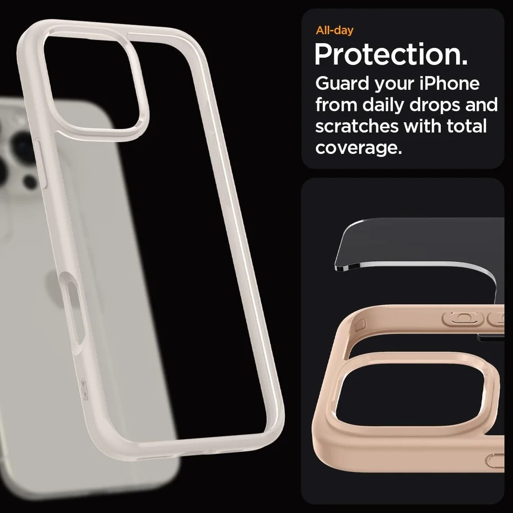 Imagem 2 de 5 do produto Spigen Ultra Hybrid Capa Para Iphone 16 Pro Transparente