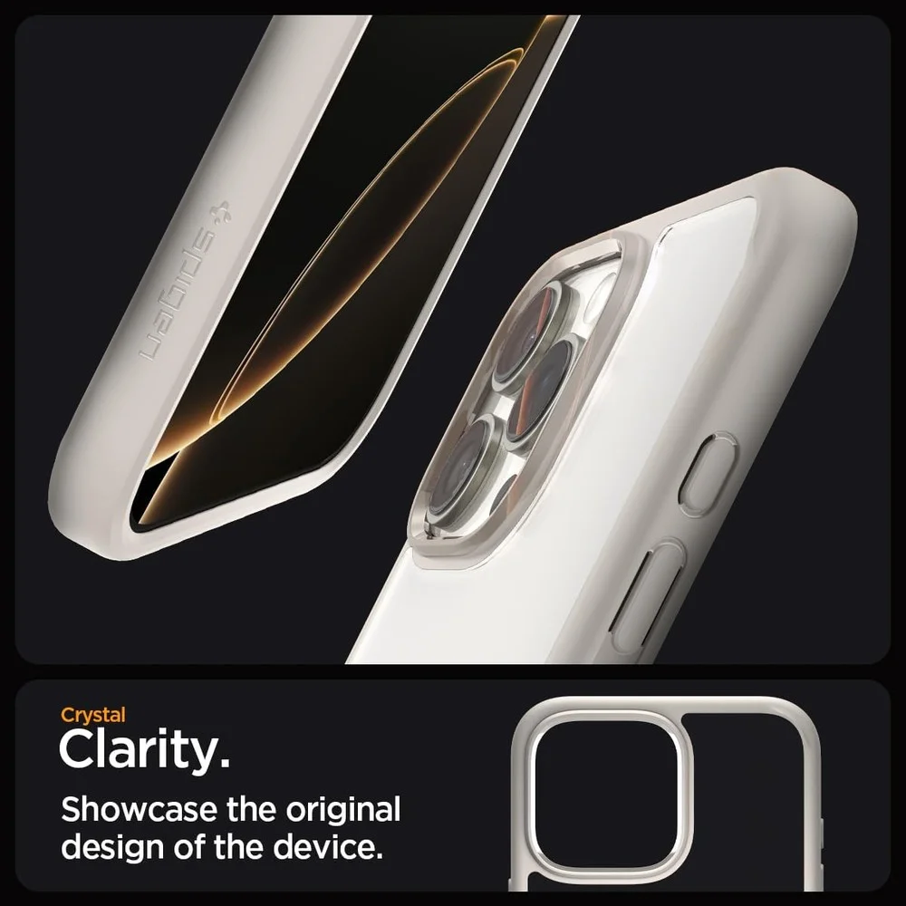 Imagem 3 de 5 do produto Spigen Ultra Hybrid Capa Para Iphone 16 Pro Transparente