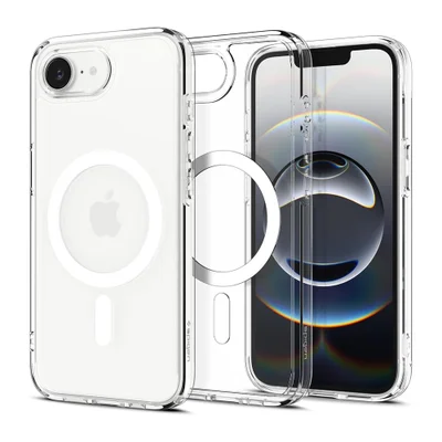 Capa Spigen Ultra Hybrid Magfit Para Iphone 16e Transparente