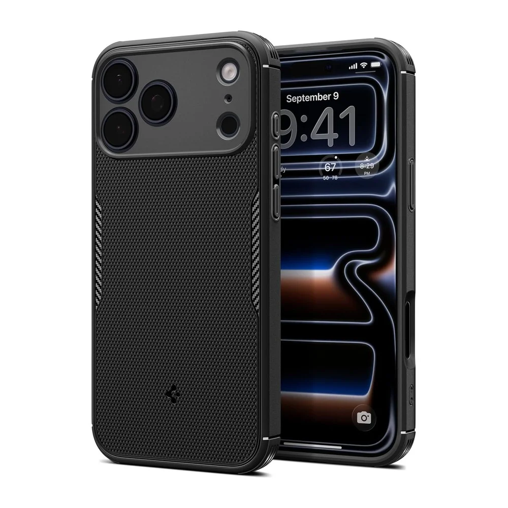 Imagem 1 de 5 do produto Capa Spigen Core Armor Magfit Para Iphone 17 Pro Preta Fosca