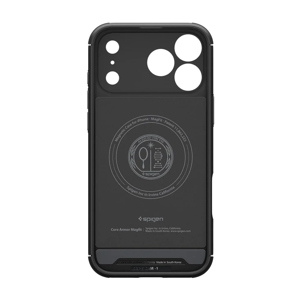 Imagem 3 de 5 do produto Capa Spigen Core Armor Magfit Para Iphone 17 Pro Preta Fosca