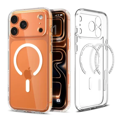 Capa Spigen Ultra Hybrid Mag Fit Iphone 17 Pro Transparente
