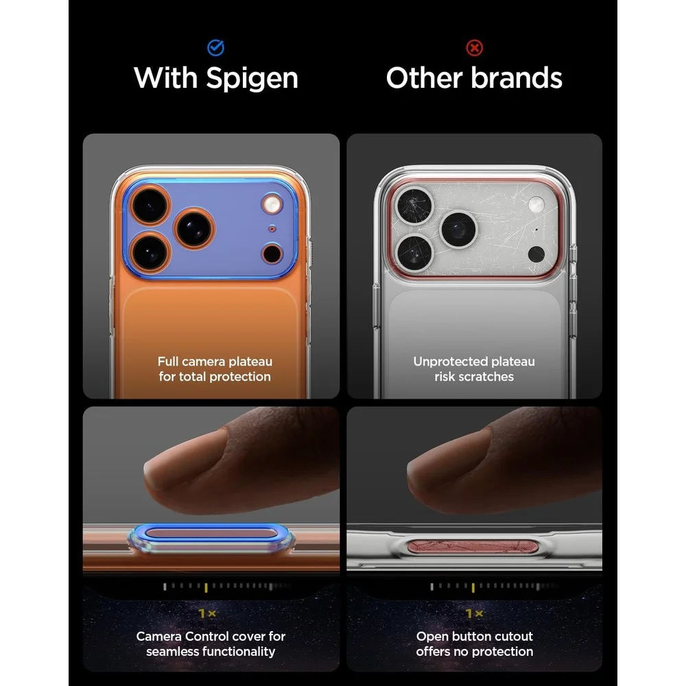 Imagem 3 de 5 do produto Spigen Capa Ultra Hybrid T Mag Fit Para Iphone 17 Pro Max