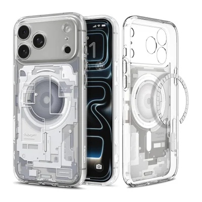 Capa Spigen Híbrid Magsafe Para Iphone17 Pro Zero One Branca