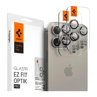 Spigen Protetor Lente Câmera Para Iphone 17 Pro Max Titânio