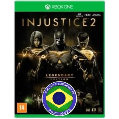 Injustice 2 Legendary Edition XBOX One E Series X Mídia Física   Lacrado
