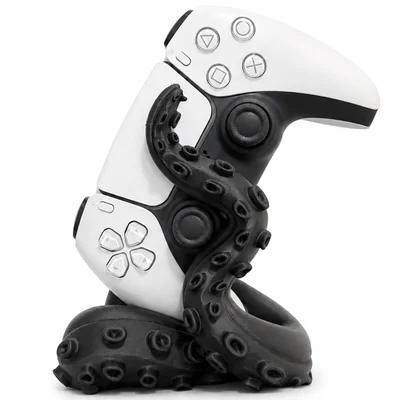 Suporte Gamer  Para Controle Ps4 Ps5 Polvo Preto