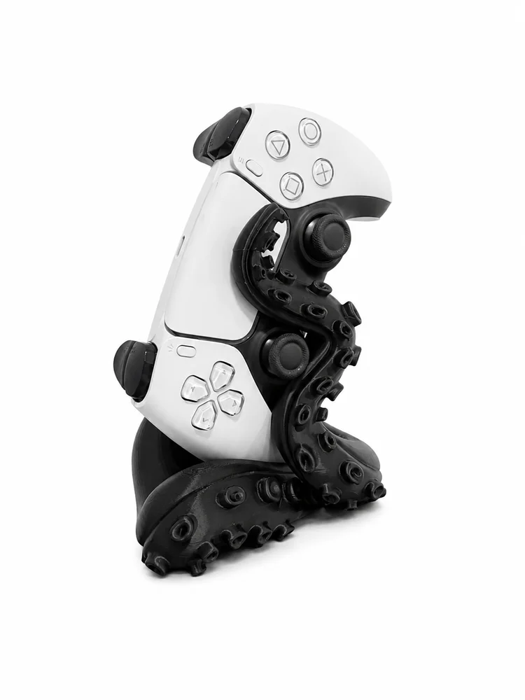 Suporte Gamer  Para Controle Ps4 Ps5 Polvo Preto