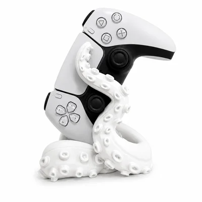 Suporte Gamer  Para Controle Ps4 Ps5 Polvo Branco