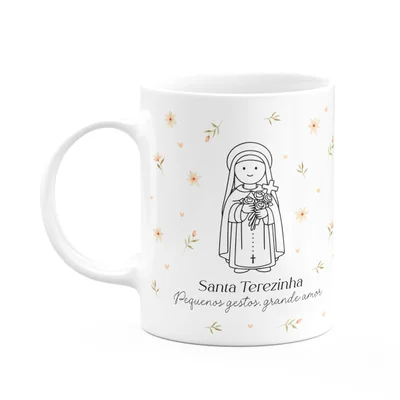 Caneca Religiosa Santinhos - Santa Terezinha