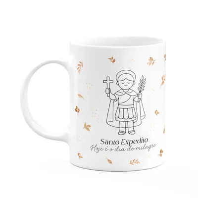 Caneca Religiosa Santinhos - Santo Expedito