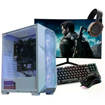 PC Gamer Completo Ryzen 5 4600g, 16gb Ddr4, SSD 240GB, 400w 80 Plus, PCalt13-e