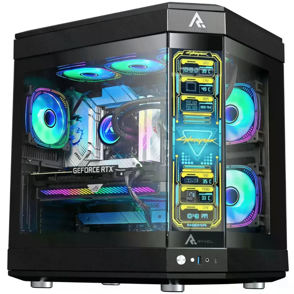 PC Gamer Completo Ryzen 5 7600x, Rx 7700 Xt, 16gb Ddr5 RGB, SSD Nvme 1TB, 700w 80 Plus, PCalt17-e - view 2
