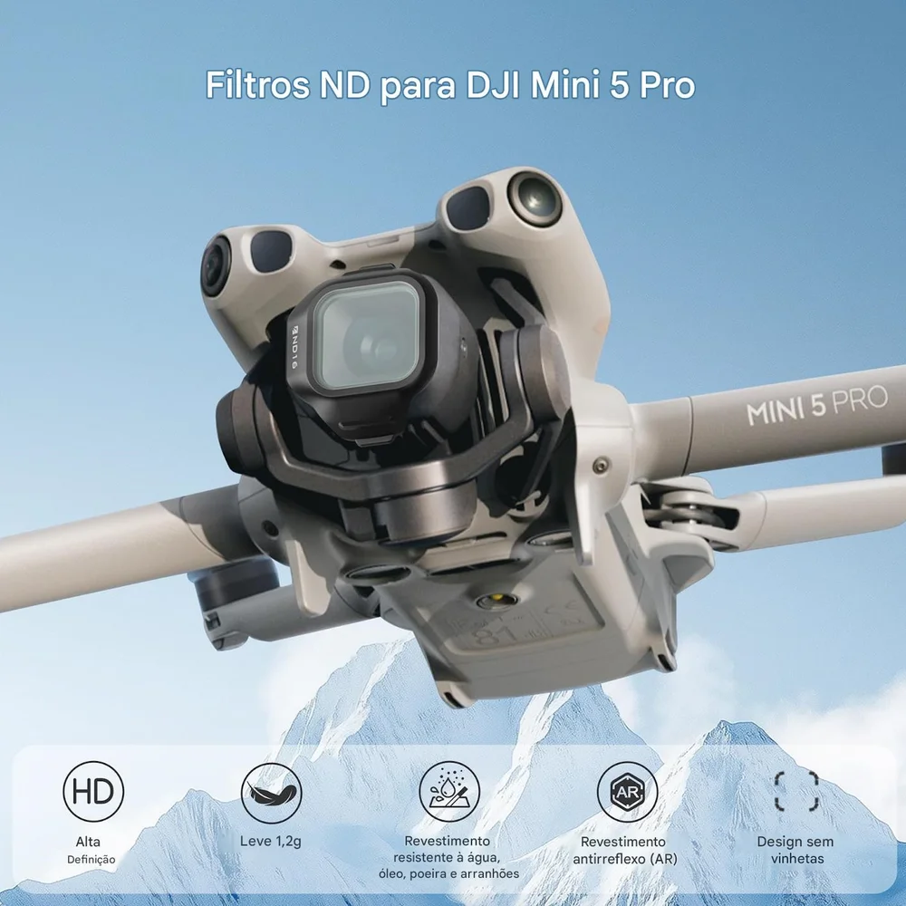 Imagem 3 de 3 do produto Filtro Nd16 Para Drone Dji Mini 5 Pro - Freewell