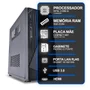Computador Desktop, Intel Core i5 3ª Geração, 8GB Ram, Sem SSD, Conexões Usb/vga/hdmi/lan/som