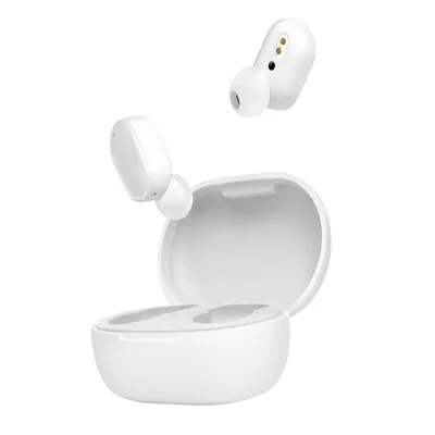 Fone Bluetooth Mini Dots Branco Sem Fio Esportivo Portátil