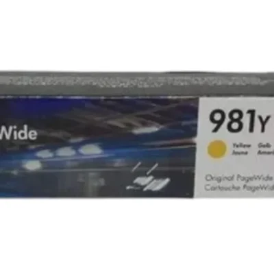Cartucho 981y Pagewide Amarelo L0r15a 556dn 556hx 182,5ml