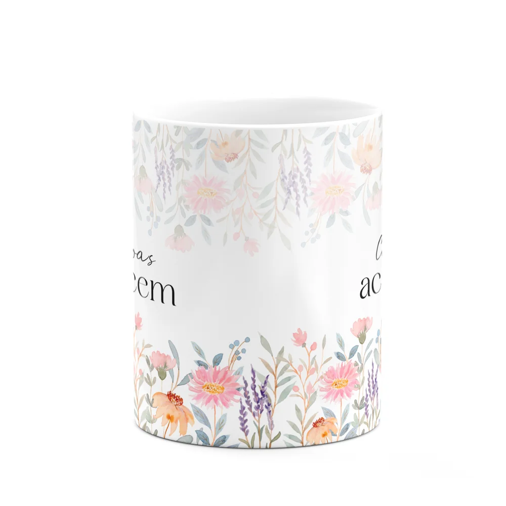 Imagem 5 de 5 do produto Caneca Florescer - Coisas Boas Acontecem