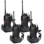 Kit 4 Radio Ht 777s Comunicador Profissional Uhf 16 Canais Original 4 Walkie Talkie Com Fone Nf