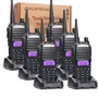 Kit 6 Radio Walkie Talkie Baofeng Ht Profissional Uv82 Radio Fm Longo Alcance Lanterna  Radio Fm 128 Canais