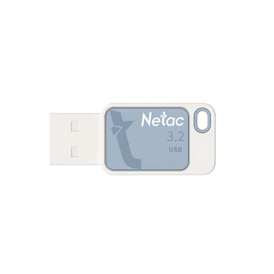 Pen Drive 064 Gb Netac Ua31 Nt03ua31n-064g-20bl, Usb 2.0, Branco E Azul, Gar: T3m