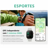 Smartwatch Realme Watch 5, AmoLED 1.97" Display 2d, Bússola, Gps Independente 5 Gnss 14 Dias Preto 14