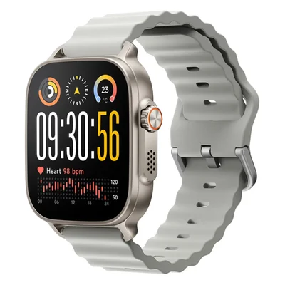 Smartwatch Realme Watch 5, AmoLED 1.97" Display 2d, Bússola, Gps Independente 5 Gnss 14 Dias - Prata