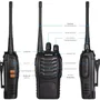 Kit 6 Radio Walk Talk Comunicador C/Fones 16Ch 12km Baofeng 777s Ht Para Construçao Empresas Segurança