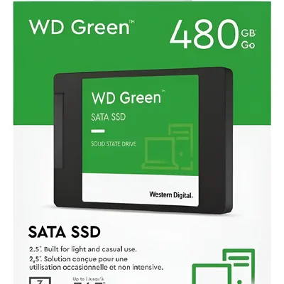 SSD 480GB Wd Green 2.5" Int Sata 3 - Wds480g3g0a - WD