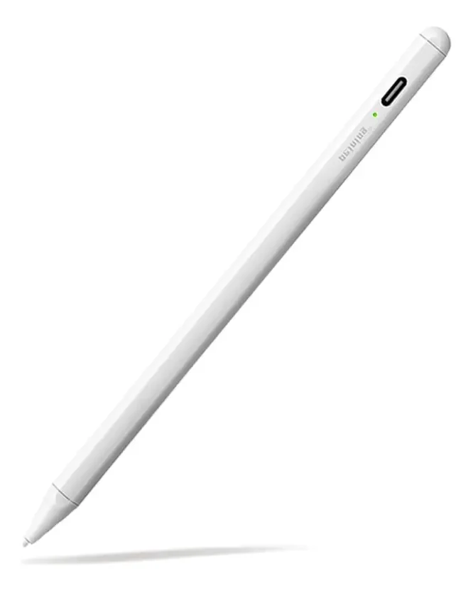 Caneta Pencil Para Ipad 11a A16 2026 Com Palm Rejection 1mm Branca