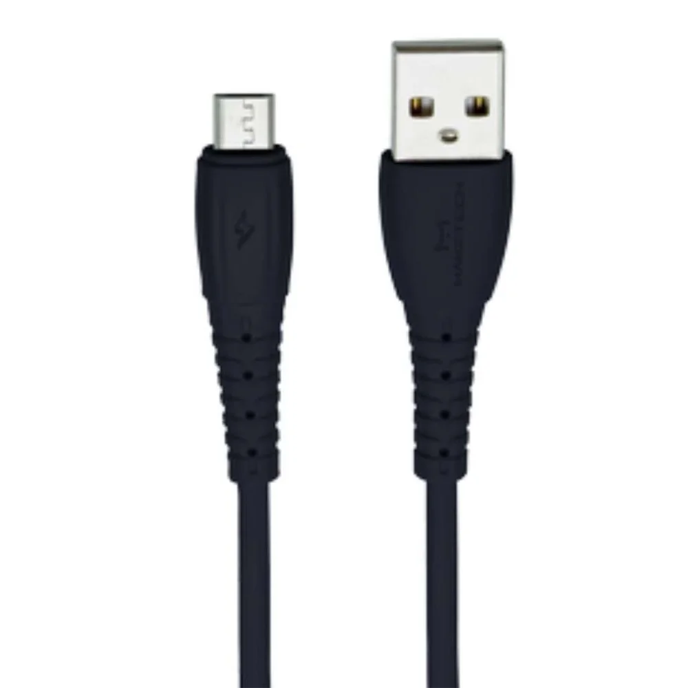 Imagem 2 de 4 do produto Cabo Micro Usb Ca-127a Emborrachado 1m Preto Maketech