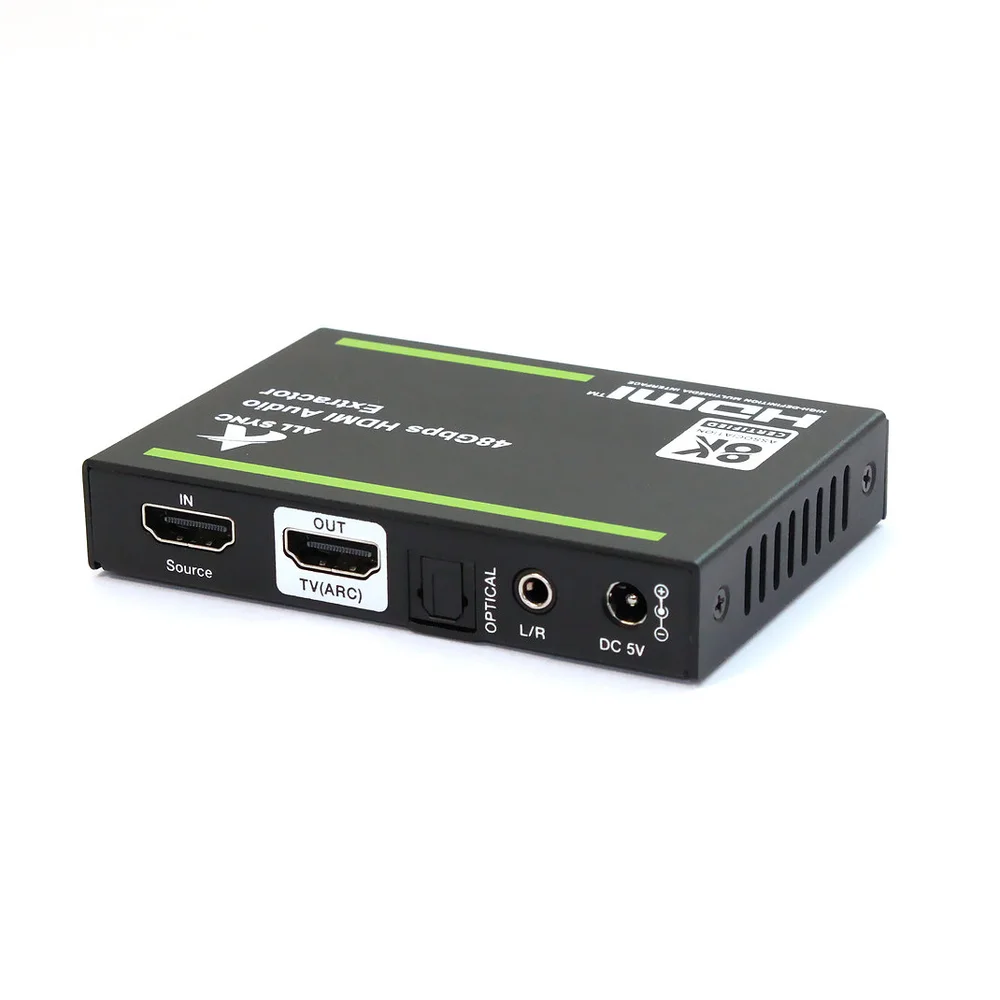 Imagem 3 de 5 do produto Extrator De Áudio HDMI 8k Com Arc/earc / As-et-8-pro