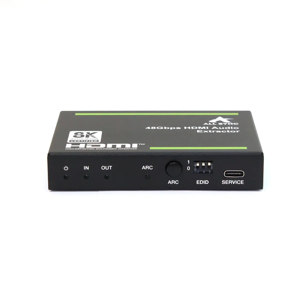 Imagem 5 de 5 do produto Extrator De Áudio HDMI 8k Com Arc/earc / As-et-8-pro