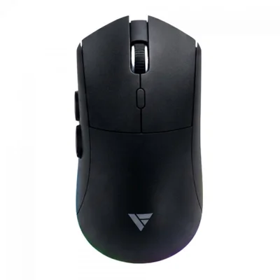 Mouse Gamer Force One Blackpulse Wireless/bluetooth, RGB, 12000 Dpi, 6 Botões, Preto