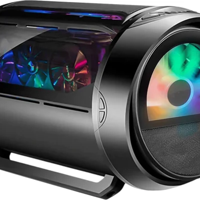 Gabinete Gamer K-mex Cg-02kz Micro Genki Com 1 Fan RGB 200mm