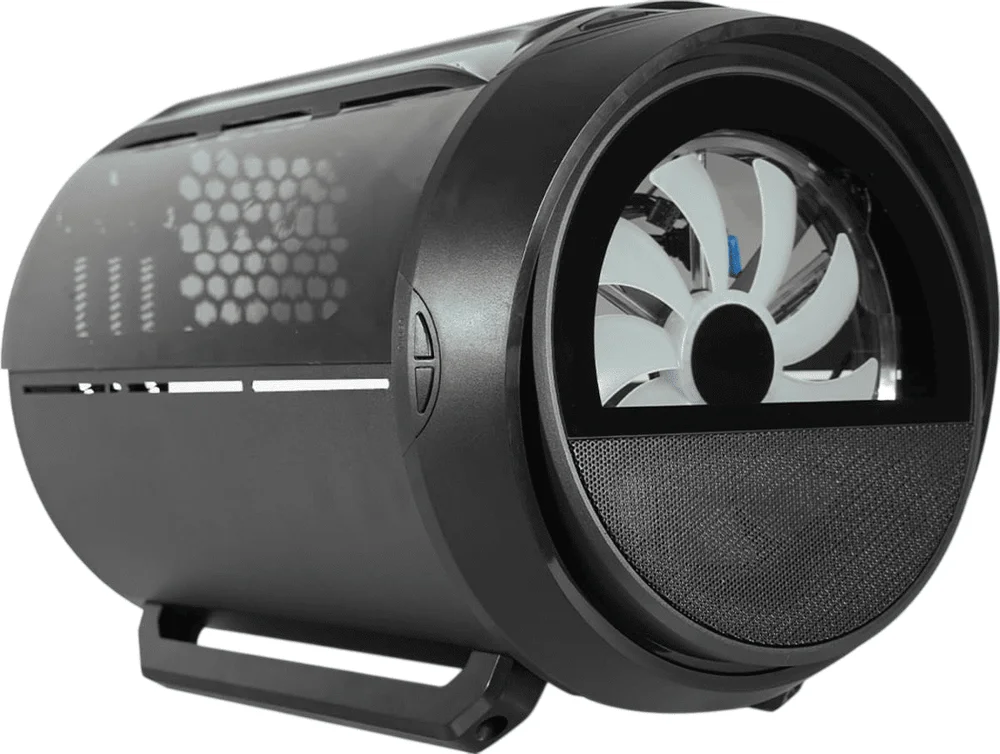 Gabinete Gamer K-mex Cg-02kz Micro Genki Com 1 Fan RGB 200mm
