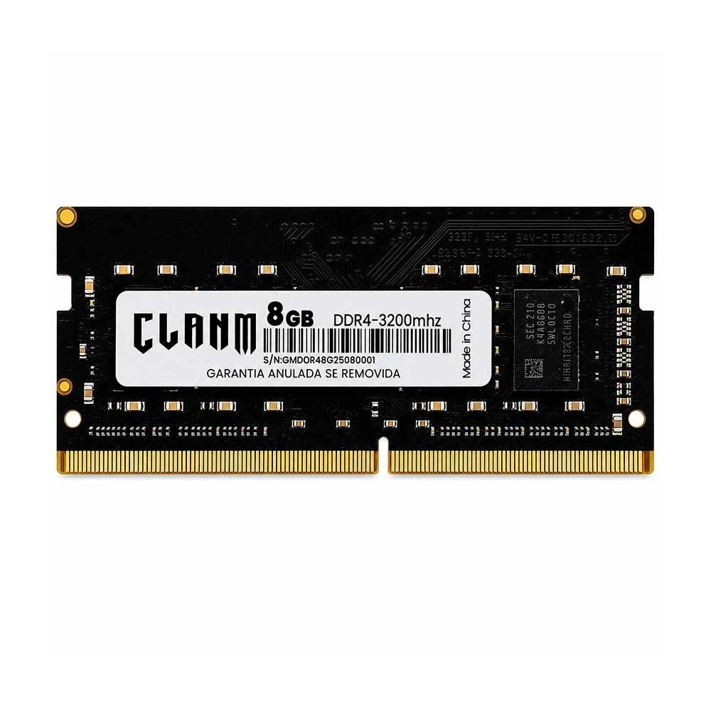 Imagem 2 de 3 do produto Memória Ram Notebook Ddr4 8GB 3200mhz Sodimm Clanm