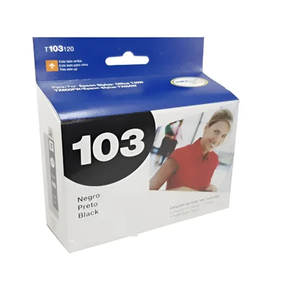 Cartucho Epson 103 T103120 T103 Preto T40w Tx600fw Tx550