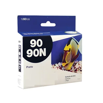 Cartucho Epson To90120 To 90n Preto 5ml T20 T21 Tx10/tx11