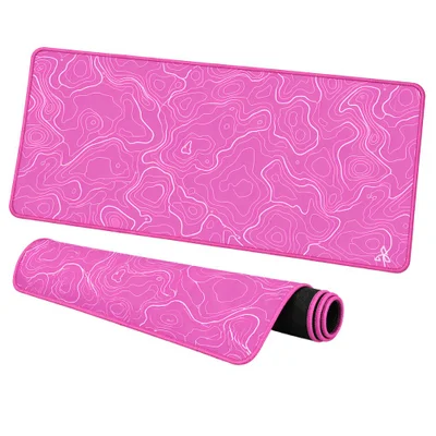 Mouse Pad Gamer Extended Cm02 900x400 Rosa Abstrato - Atwe Eletrônicos