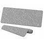 Mouse Pad Gamer Extended Cm02 900x400 Cinza Abstrato - Atwe Eletrônicos