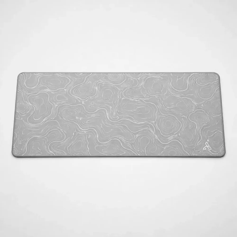 Mouse Pad Gamer Extended Cm02 900x400 Cinza Abstrato - Atwe Eletrônicos