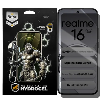 Película Para Realme 16 5g - Privacidade Hydrogel - Gshield