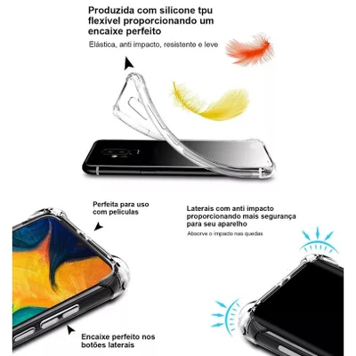 Capa Capinha Silicone Tpu Para Motorola Moto G47 5g Transparente — foto 2